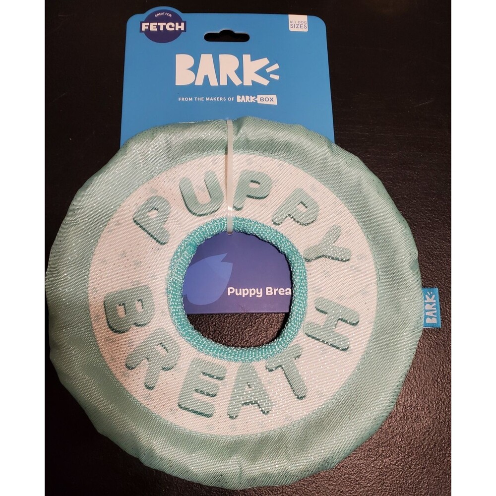 BARK by Barkbox Puppy Breath Crinkle Dog Toy Mint Green For All Sizes - NEW